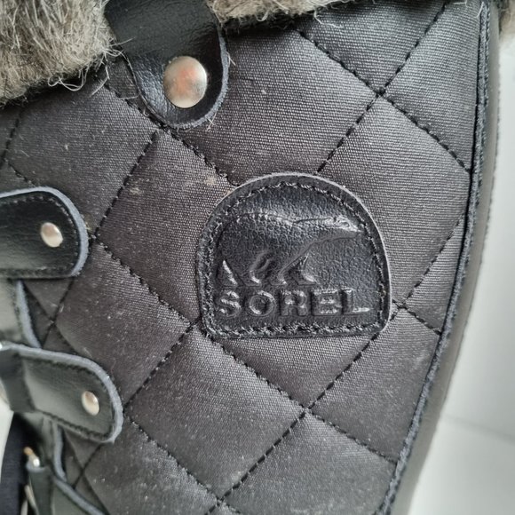 Sorel Tofino Black Winter Boots Size 8 - Picture 3 of 12